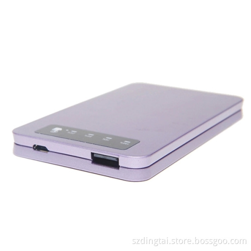 6000mAh Li-Polymer Portable Mobile Power Bank for Mobile Phone